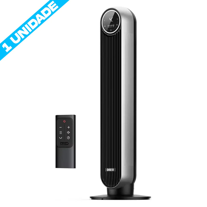 (PRÉ BLACK FRIDAY) Torre Inteligente de Resfriamento 2 em 1 com Controle – Ultra Silenciosa e Potente