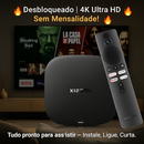 TV Box Desbloqueada 4K Ultra HD – Apps Premium Grátis + Catálogo de Filmes e Séries