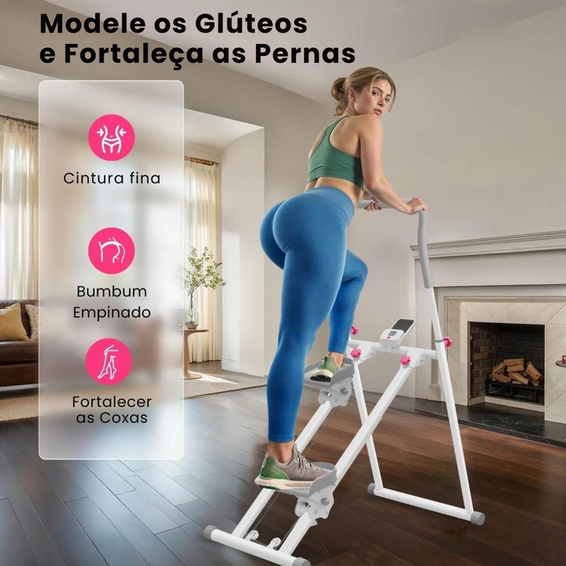 IronFlex - Simulador de Escada Portátil - Queima Calorias, Tonifica Glúteos e Abdômen onde quiser!