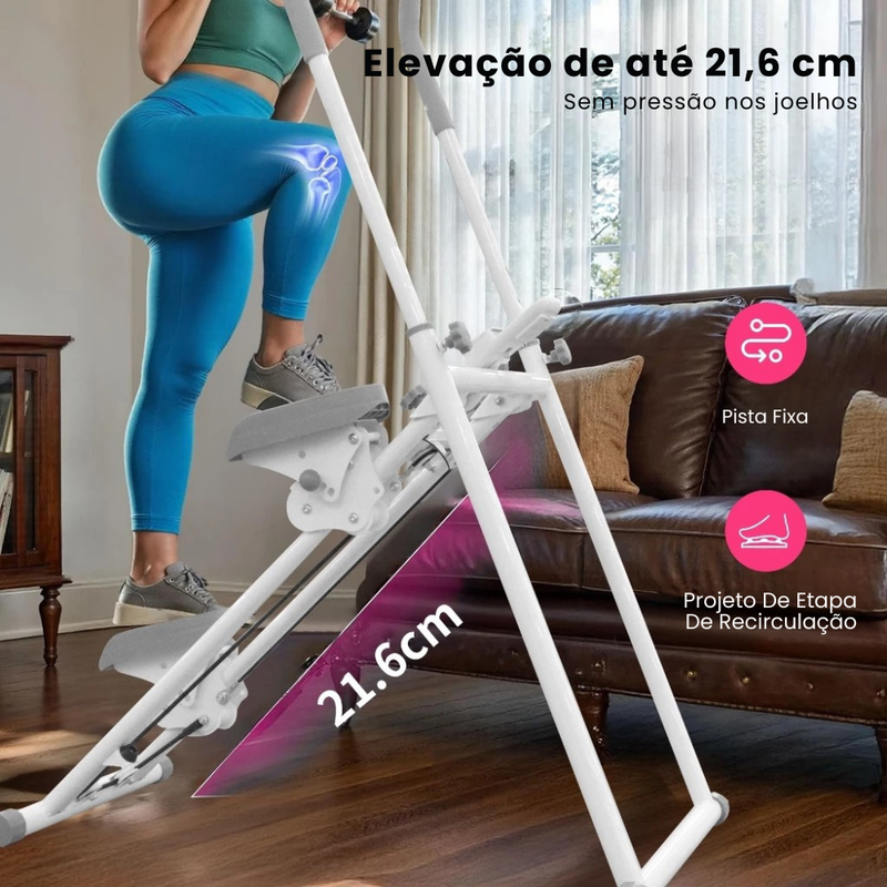 IronFlex - Simulador de Escada Portátil - Queima Calorias, Tonifica Glúteos e Abdômen onde quiser!