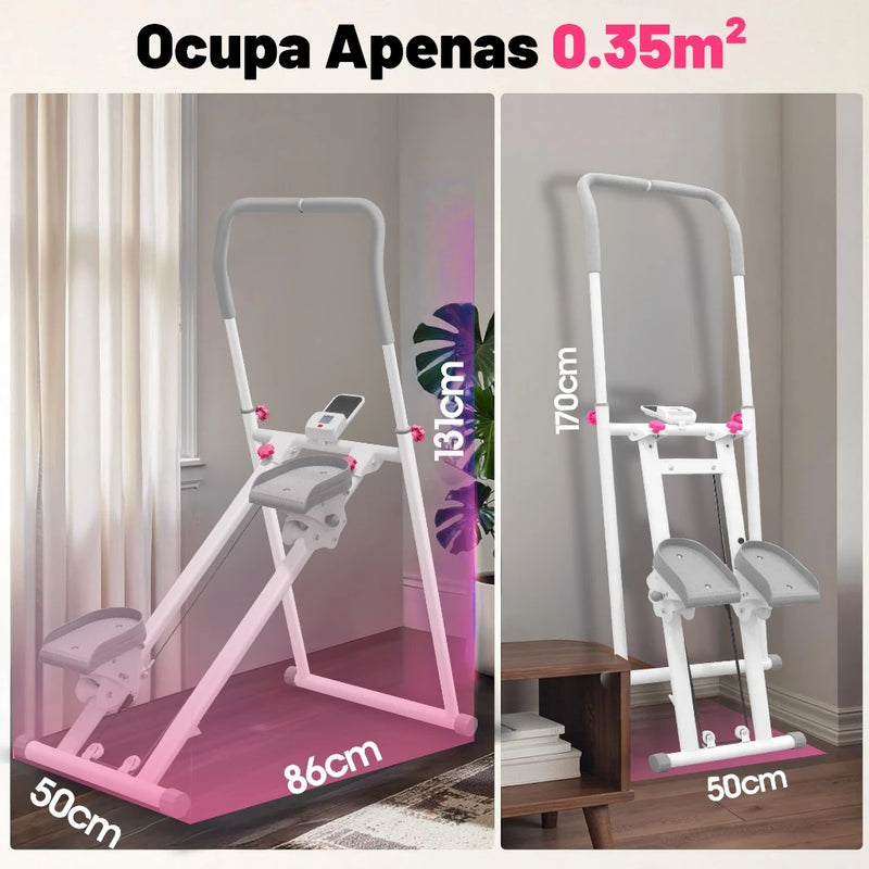 IronFlex - Simulador de Escada Portátil - Queima Calorias, Tonifica Glúteos e Abdômen onde quiser!