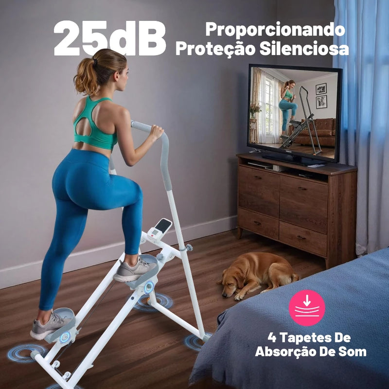 IronFlex - Simulador de Escada Portátil - Queima Calorias, Tonifica Glúteos e Abdômen onde quiser!